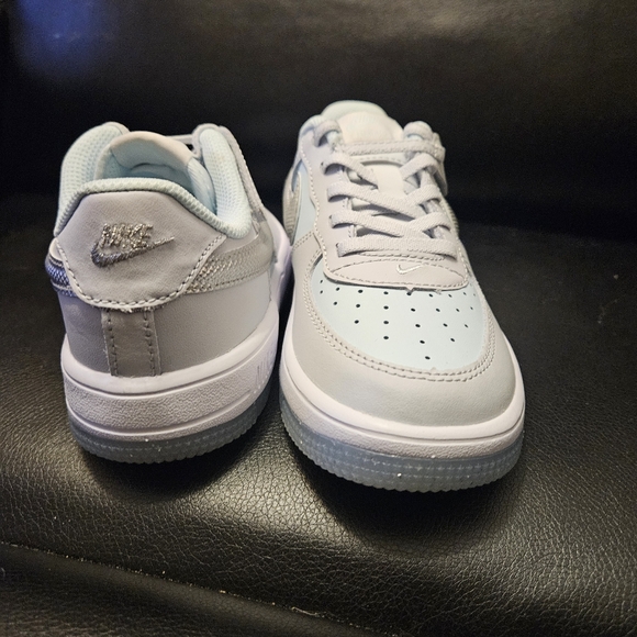 Little Kids' Nike Force 1 Low EasyOn Stretch Lace Casual Shoes - Picture 3 of 5